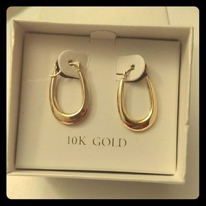 10 Karat Gold Hoop Earrings